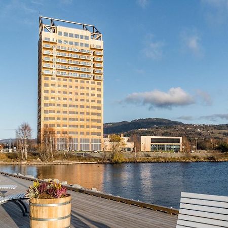 Mjos Tower Apartment - Lovely City View Sjusjøen Exterior foto