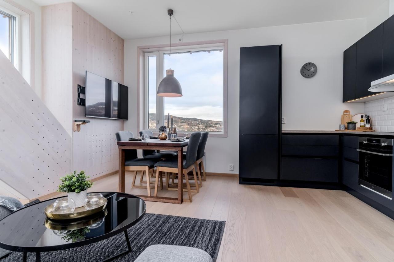 Mjos Tower Apartment - Lovely City View Sjusjøen Exterior foto
